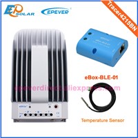 24v mppt solar charge controller Tracer4215BN Max PV input 150v USB cable and eBLE-BOX-01 bluetooth function 40A 40amp