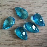 dark Aquamarine 63mm 100pieces crystal pendants for chandeliers  spare parts pendent crystal used chandelier lighting