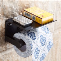 Space aluminum Chrome Plating Single/Double Paper Towel Shelf Phone Ashtray Suction Cup Toilet Paper Holder