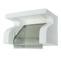 LNHF Waterproof Toilet Paper Holder Tissue Roll Stand Box with Shelf Rack Bathroom