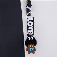 Lovely Bear Key Holders for Kids Girls Bags Trinkets Keychain New 2017 Cute Car Keyrings Charm Women Key Chain Pendant Jewelry
