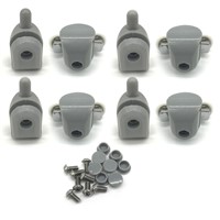Shower Door Rollers 22MM 4pcs Double Upper and 4pcsSingel Bottom Sliding Glass Bathroom Bearing Wheels Runners Replacements