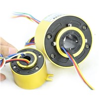 MOFLON through bore slipring slip ring with hole hole Diameter25.4mmxOD86mm 6 wires 10A electric Slip Ring MT2586