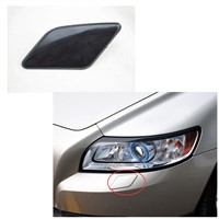 Black Plastic Front Left or Right Bumper Headlight Washer Jet Nozzle Cover Cap Easy install for V/olvo S40 V50 2005-2007