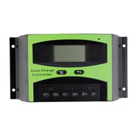 40A 50A 60A PWM 12V 24V Solar Controller LCD Solar cells Panel Battery Charge Regulator for 500W 1000W Solar home system