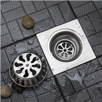 Drain Strainer Bathroom Stainless Steel 304 Brushed Drain Shower Balcony GX Diffuser