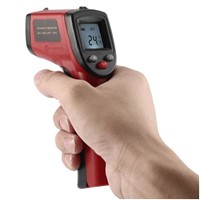 Digital Infrared Thermometer, Non-Contact IR Temperature Gun Instant-read with 2 AAA Batteries(Included) Emissivity 0.95