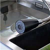 AUSWIND copper black sink faucet kitchen wash basin can be pulled can be rotated single-pole faucet B16
