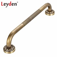 Leyden Antique Brass/ ORB Wall Mounted Grab Bar Safety Handle Copper Handrail Safety Bars for Bathroom Handle Bathroom Accessory