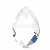 1PC Grid Clear Chandelier Glass Lamp Prisms Parts Hanging Drops Pendants 38mm