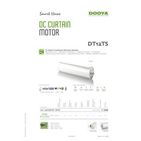 Dooya curtain motor DT12TS-1.2  5 wires, built-in transformer, control by swith and emitter for curtain, 2meters track,