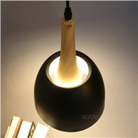 Nordic Pendant Lights For Home Lighting Modern Hanging Lamp Wooden Aluminum Lampshade LED Bulb Bedroom Kitchen Light 90-260V E27