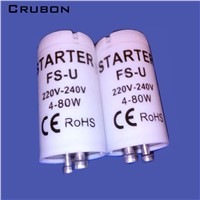 CRUBON 20pcs/lot high-quality special for AC220V-240V 4-80W fluorescent tube  fuse starter CE Rohs fuse starters
