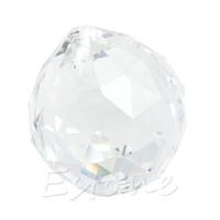 1 Clear Crystal Feng Shui Lamp Ball Prism Rainbow Sun Catcher Wedding Decor 40mm -L057 New hot