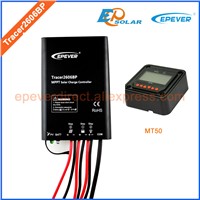 tracer mppt portable solar controller 10A 10amp Tracer2606BP with MT50 meter and USB,meter not apply for lithium battery