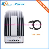 Tracer4215BN solar panel controller with USB communication cable and temperature sensor 40A 40amp 12v 24v auto work