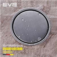 304 stainless steel circular no invisible floor drain, sewer drain cover, deodorization