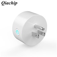 QIACHIP Wifi Mini Smart Socket US Plug Remote Control Amazon Alexa Power Strip Timing Switch for iOS Android Smartphone Tablet D