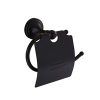 AUSWIND Black Copper Toilet Paper Rack European Bathroom Paper Box Antique Toilet Paper Holder wall mount q2