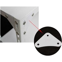 Angle steel shelf material screw fixed triangular iron 75X75MM X100