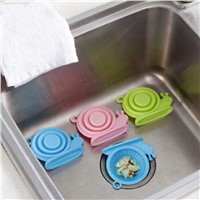 Top Selling Cute Snails Silicone Foldable Infuser Loose Tea Leaf Strainer Herbal Spice Filter Kitchen Sink Filter