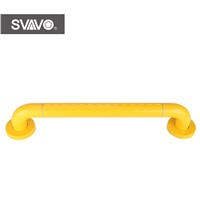 SVAVO Wall Mounted Plastic Stainless Steel Toilet  I Shape Handrail Safety Bar Bathroom Shower Grab Bars