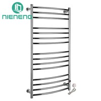 Nieneng Electric Towel Rail Heating Towel Warmer 304 Stainless Steel Bathroom Drying Rack Polished Holder Furniture ICD60592