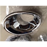 Prective cover 2PC ABS Chrome Front Fog Lights Lamp Mask Cover Molding Frame Ring Trim For N/issan Qashqai 2007-2009 New