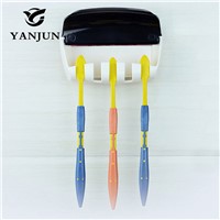 Yanjun Home Automatic Toothpaste Dispenser Toothbrush Holder Bathroom products Wall Mount Rack Bath set Toothpaste Squeezers