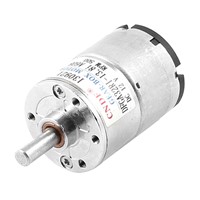 12V DC 500RPM 6mm Shaft Magnetic Electric Gear Box Motor Replacement