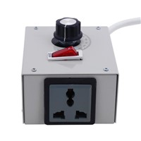 Universal 4000W 220V Single Phase AC 0-220V Adjustable Motor Speed Regulator Controller Switch for Electric Drill