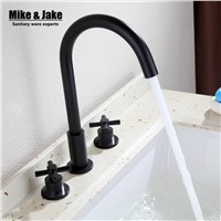 Bathroom bathroom faucet deck mounted mixer faucet Tap double handle Basin Mixer Hot And Cold Water Wash Faucet MJ02813H