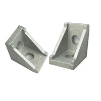 Hot!10pcs/set 20x20mm Metal Aluminium Corner Brackets Used for Reinforcing Inside of Right Angle Corner Joints