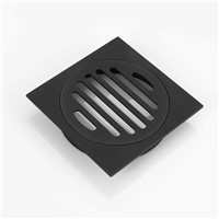 HIDEEP Black Modern design Brass Bathroom Deodorization Type Floor Drain Kitchen Filter Strainer Drainer Drain Floor Drain