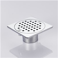 HIDEEP Square Floor Drain Waste Grates Bathroom invisible sliver Shower Drain Chrome Plated Bathroom Kitchen Shower Floor Drains