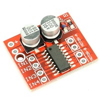 10pcs Mini Dual DC Motor H-Bridge Driver Module Speed Controller 2V-10V with Over Temperature Protection for Smart Toy Cars an