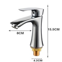 1pc Zinc Alloy Waterfall Bathroom Basin Faucets Single Hole Single Handle Cold Water Sink Tap Bathroom Faucets Mayitr New