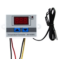 -50~110C Intelligent Digital Thermostat AC 220V 12V 24V 10A Digital Temperature Controller Regulator Switch
