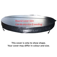 Round hot tub cover leather Diameter 2200mm 10cm thickness can do any other size