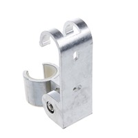 NEW Bathroom Double Hook Aluminum Wall Mounted Hand Shower Holder Bracket Adjustable  H15