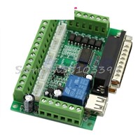 Board CNC MACH3 Interface 5 Axis With Optocoupler Adapter Stepper Motor Driver Motor Controller Best Quality