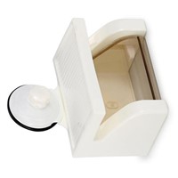 Super sucker towel rack toilet paper winder box toilet paper rolls of toilet paper carton roll toilet paper holder (Color: White