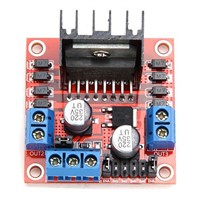 L298N Dual H Bridge DC Stepper Motor Drive Controller Board Module for Arduino Red