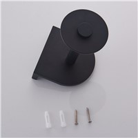 Hot Sale Promotion Modern Black Space Aluminum Wall Mounted Toilet Paper Holder Tissue Bar