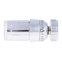 3 Color LED Light Change Faucet Shower Water Tap Temperature Sensor Water Faucet Glow Shower Left Screw with Converter