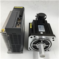 2.3KW Flange 130mm 2500rpm AC 220V Servo Motor Driver 7.7Nm with 3meter Encoder Cable &amp;amp;amp; Power Cable CNC Kit MS-130ST-M077