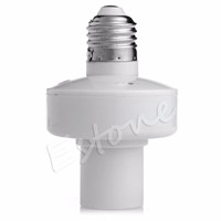 New E27 Screw Wireless Remote Control Light Lamp Bulb Holder Cap Socket Switch L15