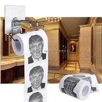 Donald Trump Humour Toilet Paper Roll Novelty Funny Gag Gift Dump with Trump