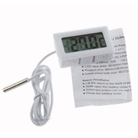 1Pcs Temperature Measurement LCD Display Thermometer Digital For Aquarium Freezer black and white color