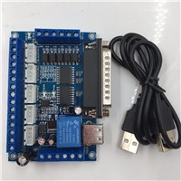 Stepper Motor 4Axis Kit NEMA 23 1.8Nm Stepper Motor +DC24~50V Driver+5Axis Breakout Board &amp; DB25 Cable CNC